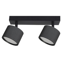 Bodové stropné svietidlo Tuba Reflektor Halogénové svietidlo 2x GX53 Moving Black Orbin Masterled