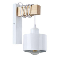 Bodové svietidlo E27 bielo-hnedé Elza Masterled Závesné nástenné svietidlo