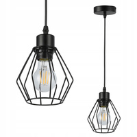 Stropné závesné svietidlo Masterled E27 Black Otto