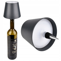 Stolná LED lampa na stôl Nočná zátka na fľašu vína 3W 200lm 3000-4000-5000K CCT antracit IP44 Masterled