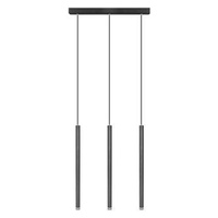 Masterled Stropné svietidlo 3x G9 čierna matná Piero závesné svietidlo