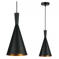 Stropné závesné svietidlo Masterled E27 Black Gold Pinio