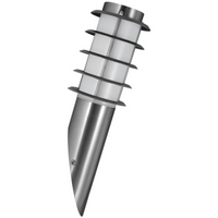 Nástenné svietidlo Vonkajšie fasádne svietidlo E27 Silver IP44 Serena Sanico Goldlux