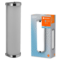 Kúpeľňové nástenné svietidlo nad zrkadlom Stmievateľné E14 Chróm Kúpeľňové nástenné svietidlo IP44 Ledvance