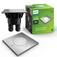 LED žiarovka do zeme 3W 270lm 2700K IP67 Silver Crust Philips