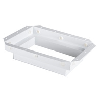 Kazetový podlahový výlevkový box biely BIURO+ Kanlux