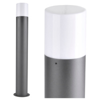 E27 sivá biela IP44 Dallas Sanico Goldlux Stojace stĺpové záhradné svietidlo