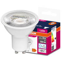 LED PAR16 reflektor GU10 4,5W = 50W 350lm 6500K studená biela 60° VALUE Osram
