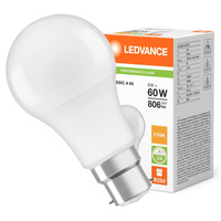 LED žiarovka B22d A60 8W = 60W 806lm 2700K teplá biela 150° Ledvance