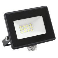 LED reflektor 10W 900lm 6500K studený 120° čierny IP65 Sanico Goldlux