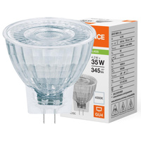 LED žiarovka GU4 MR11 4,2W = 35W 345lm 4000K neutrálna biela 36° 12V Ledvance