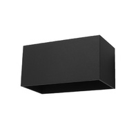 Nástenné svietidlo Nástenné svietidlo horné spodné 2x G9 obdĺžnikové čierne moderné Quad Sollux