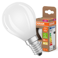 LED žiarovka P45 guľka E14 2,2W = 40W 470lm 2700K teplá biela 330° 214lm/W CLASSIC ENERGY EFFICIENCY Osram