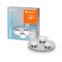 LED 18W 1100lm CCT Stmievateľné strieborné SMART+ WiFi Orbis Ledvance Kúpeľňové stropné svietidlo