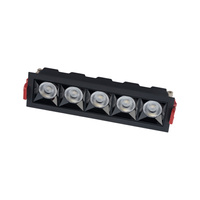 LED zapustené stropné svietidlo 20W 1800lm 3000K, teplá biela Black MIDI RECESSED 10062 Nowodvorski