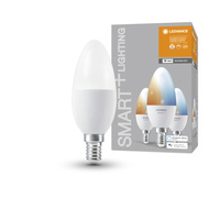 LED sviečka E14 4,9W = 40W 470lm CCT Stmievateľná žiarovka Ledvance SMART+ WiFi