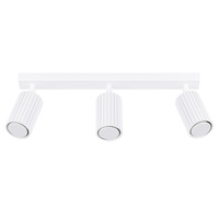 Bodové reflektorové stropné svietidlo Tuba 3x GU10 White Carbon Deep Space SL.1543 Sollux