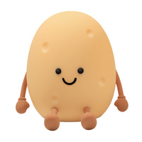 Dekoratívna LED zemiaková lampa 2W 3000K RGBW žltá stmievateľná zemiaková lampa Sanico Goldlux