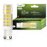 LED žiarovka G9 kapsula 7W = 60W 670lm 4000K neutrálna biela 360° LUMILED