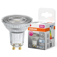 LED PAR16 reflektor GU10 3,7W = 35W 230lm 4000K, neutrálna biela CRI90 36° Stmievateľné SUPERSTAR Osram