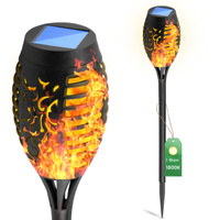 LED IGNIS Solárna záhradná lampa Driving Torch Flame Effect LUMILED