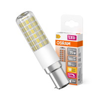LED žiarovka T18 Tubular B15d 8W = 75W 1055lm 2700K teplá biela 320° Dimmable SPECIAL Osram
