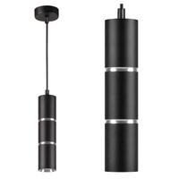 Stropné závesné svietidlo GU10 BlackSilver BAMBOO Sanico Goldlux