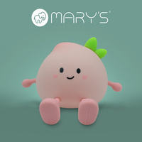 MARY'S CHILDREN'S NIGHTLIGHT LED 2,5W 3000K, teplá biela Rechargeable 600mAh Pink BRUSSWIN