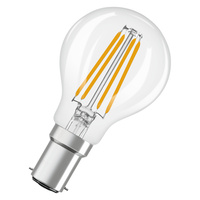 LED žiarovka P45 B15D 3,4W = 40W 470lm 2700K teplá biela 300° Filament STAR CLASSIC Osram