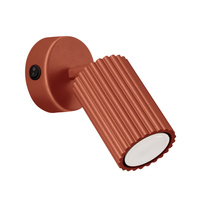 Nástenné svietidlo Reflektor Tuba Spot 1x GU10 Ochre Red Carbon Deep Space SL.1636 Sollux