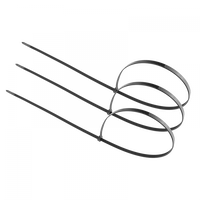 Káblové pásky 7,6x750 mm čierne UV TRACKS Zipper Ties OK-76750B .MORE 50 ks.