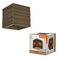 Bodové reflektorové stropné svietidlo Square E27 Carton Brown Decor Ledvance