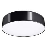 Stropné svietidlo Plafond 3x E27 Round Black Minimalist Arena Sollux