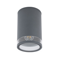 Plafón Oprawa Natrawkowa Sufitowa Lampa Ogrodowa Kinkiet E27 Graphite Vodotesný IP44 ROCK PRO 10687 Nowodvorski