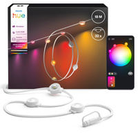 Vonkajšia záhradná girlanda 18 m IP65 32LED RGB SMART Bluetooth ZigBee Biela a farebná atmosféra Festavia Philips HUE
