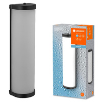 Kúpeľňové nástenné svietidlo nad zrkadlom Stmievateľné E14 Čierne kúpeľňové nástenné svietidlo IP44 Ledvance