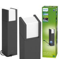 Záhradné svetlo vonkajšie PIPE 40cm LED 6W 660lm 4000K IP44 nízke napätie 12V Philips