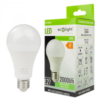 LED žiarovka A60 E27 20W 1800lm 3000K teplá biela Ecolight
