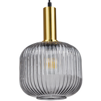 Stropné závesné svietidlo E27 Gold Grey Cumbria Sanico Goldlux