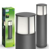 Záhradná vonkajšia lampa PIPE 40cm LED 5,5W 600lm 2700K IP44 Skladom Philips