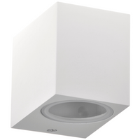 Nástenné vonkajšie fasádne svietidlo GU10 White IP44 Boston Sanico Goldlux