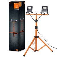 LED reflektor Batériová lampa na statíve Prenosná 40W 3400lm 4000K IP65 Graphite Worklight Ledvance