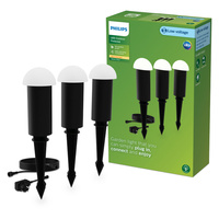 3x LED 30cm vonkajšia lampa PIPE 1,5W 180lm 2700K Edwina Philips