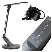 Stolná LED lampa 7W 400lm CCT 120° čierna stmievateľná Optimum Sanico Goldlux