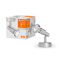 Stropné nástenné svietidlo Nástenné svietidlo reflektor 2,6W 230lm 3000K teplá biela bodové strieborné svietidlo Slim Ledvance