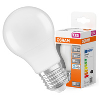 LED žiarovka A55 E27 4,9W = 40W 470lm 6500K studená biela 200° STAR CLASSIC Osram