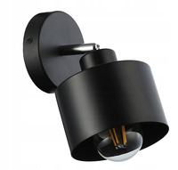 Spot E27 Pohyblivá čierna nástenná lampa Elza Masterled Reflektor Nástenná lampa