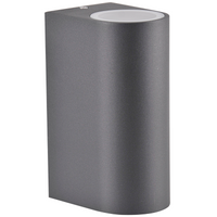 Nástenné vonkajšie fasádne svietidlo GU10 sivé IP44 Boston Sanico Goldlux