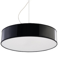 Stropné závesné svietidlo Plafond 3x E27 Round Black Minimalist Arena Sollux