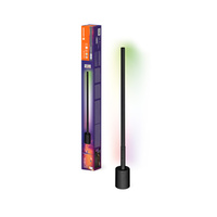 Inteligentná LED stojaca lampa 8W 180lm Stmievateľná RGBW CCT Diaľkové ovládanie 80cm Čierna SMART+ WiFi Podlahový roh Ledvance